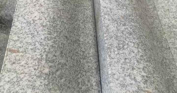 合肥芙蓉白S型拉丝面路沿石