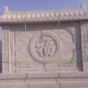 合肥 芝麻白花岗岩屏风，照壁，影壁