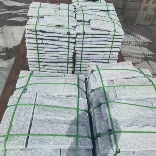 合肥 芝麻白蘑菇石装车出货