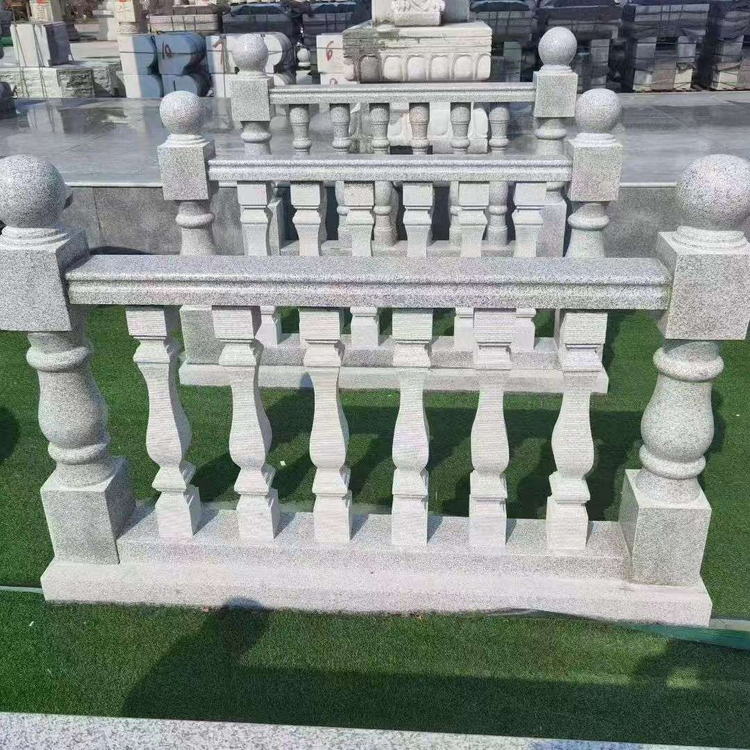 合肥 别墅石材栏杆特写