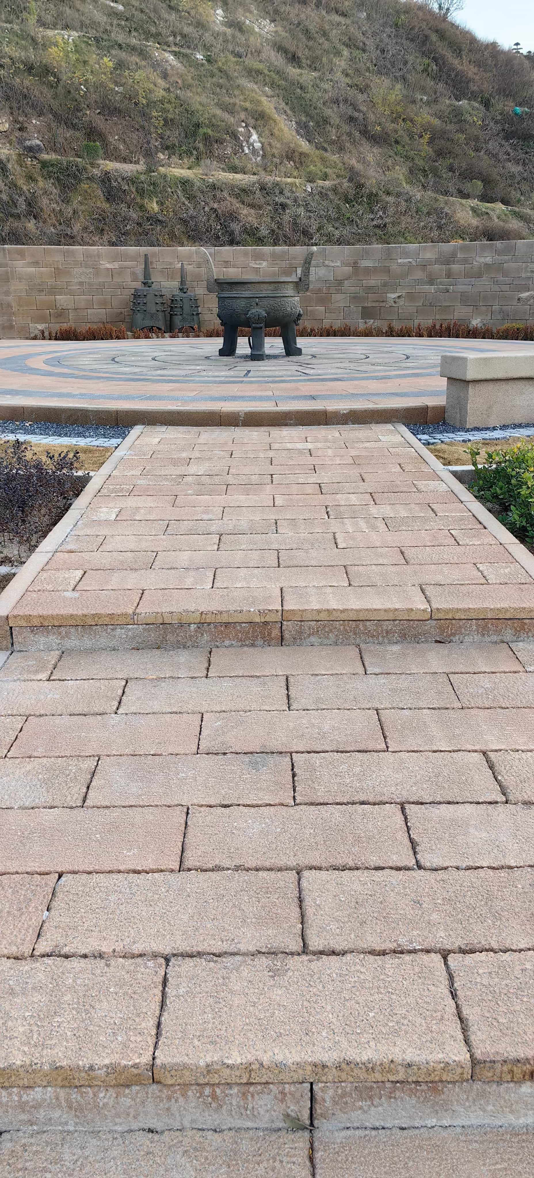 合肥仿古石铺装效果