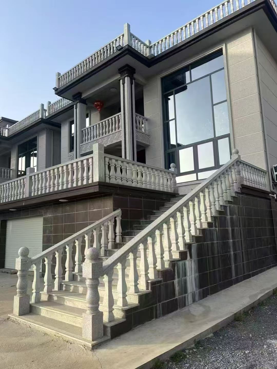 合肥 芝麻白别墅阳台栏杆，楼梯栏杆