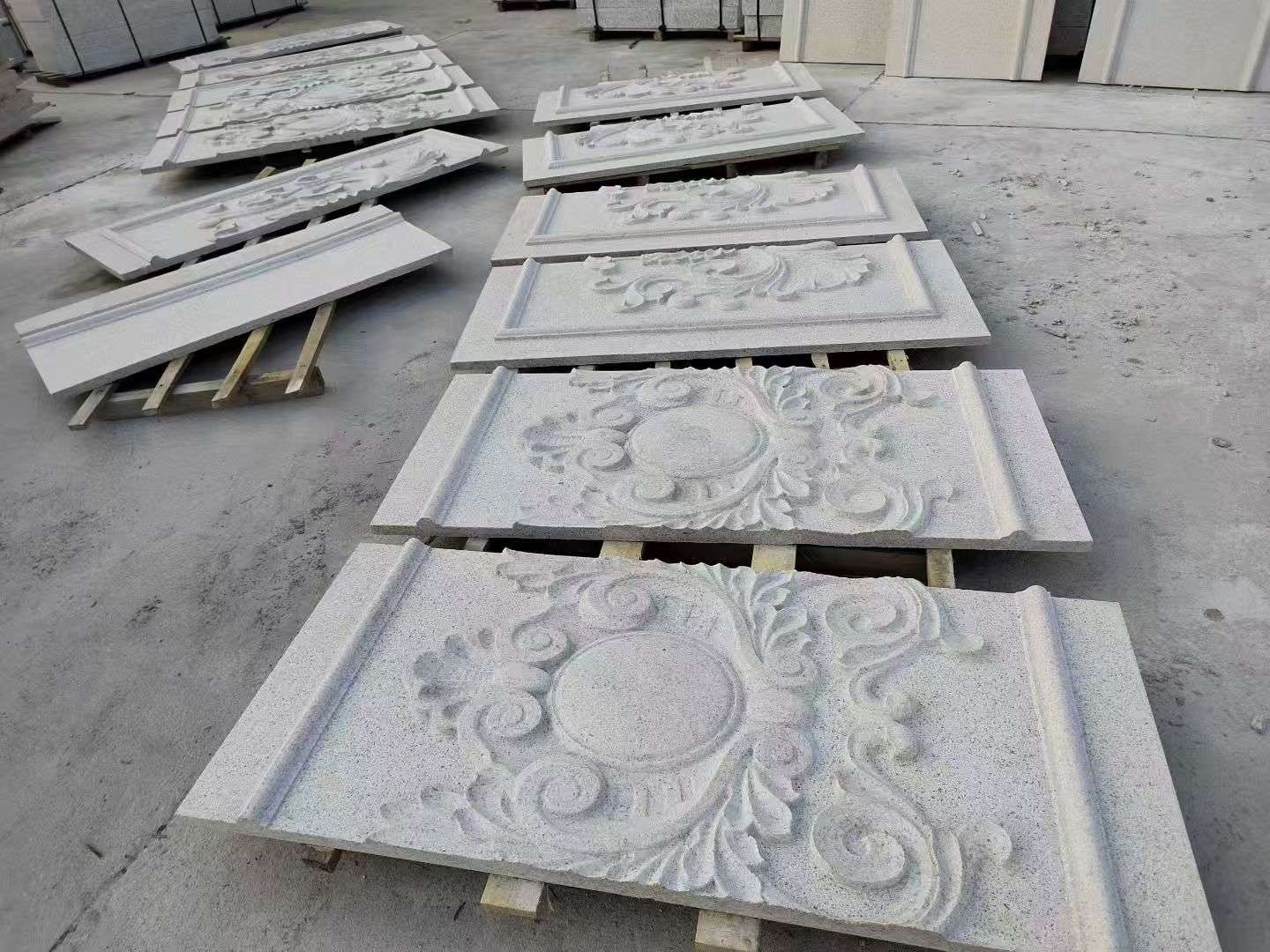 合肥 芝麻白干挂雕花板