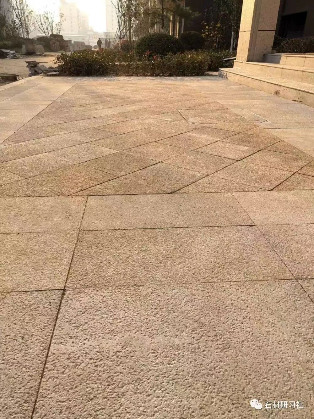 合肥黄金麻石材铺装